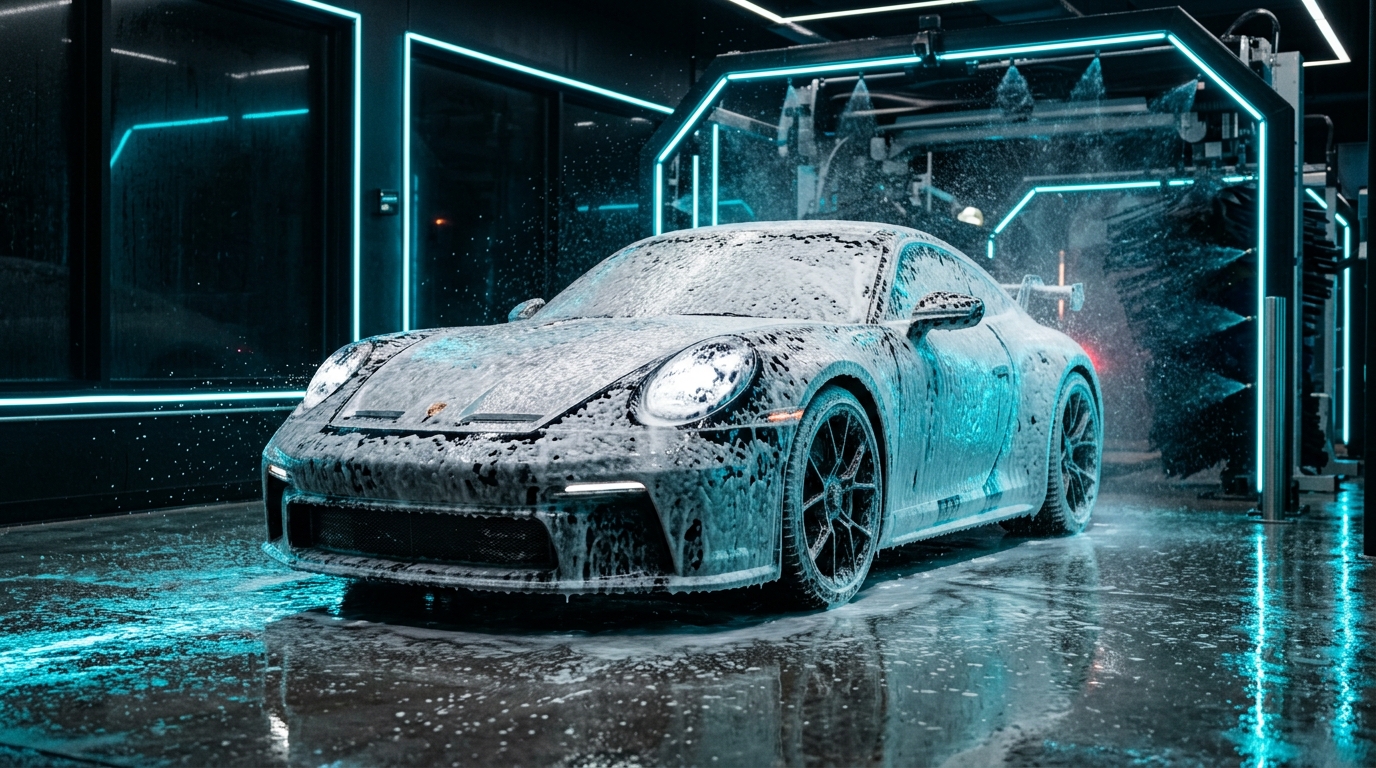 Stationary Car Wash Hub